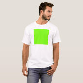 Fluorescerend groen t-shirt (Voorkant volledig)
