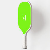 fluorescerend groen - voeg monogram toe pickleball paddle (Links)