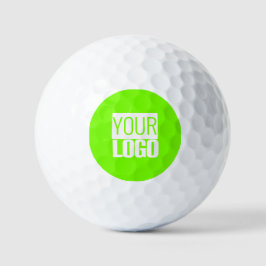 fluorescerend groen - voeg uw logo toe golfballen