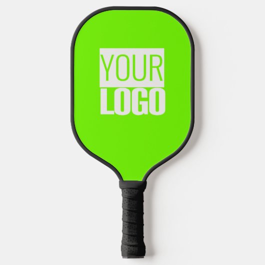 fluorescerend groen - voeg uw logo toe pickleball paddle (Voorkant)
