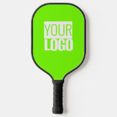 fluorescerend groen - voeg uw logo toe pickleball paddle (Achterkant)