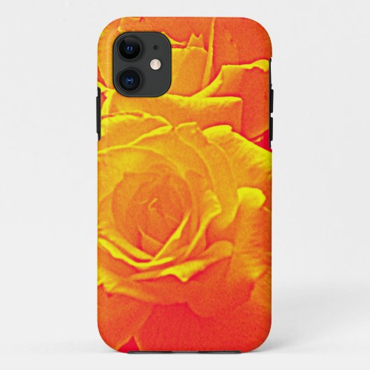 fluorescerend roos oranje Case-Mate iPhone case (Achterkant)