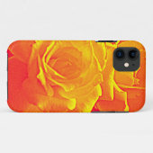 fluorescerend roos oranje Case-Mate iPhone case (Achterkant (horizontaal))