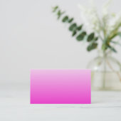 Fluorescerend Roze Gradiënt Visitekaartje (Staand voorkant)