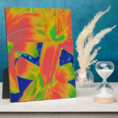 fluorescerende bloemen fotoplaat (Zijkant)