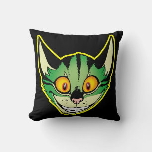 Fluorescerende Cartoon Kat Kussen