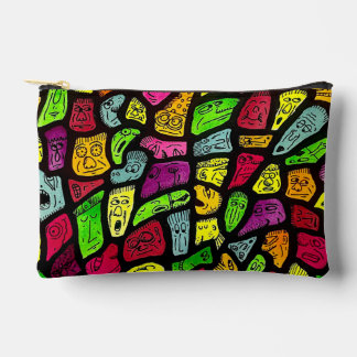 Fluorescerende Cartoon Rare Gezichten Tekening Etui