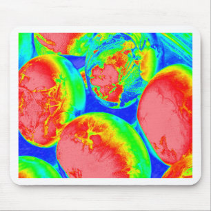 fluorescerende eieren 1 muismat