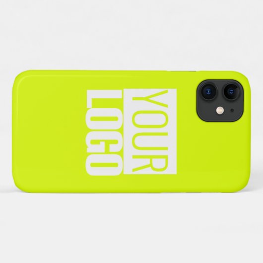 Fluorescerende gele effen kleur - voeg uw gedurfde Case-Mate iPhone case (Achterkant (horizontaal))