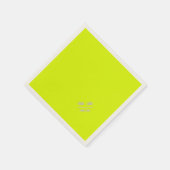 fluorescerende gele kleur - voeg logo-luiers toe servet (Hoek)