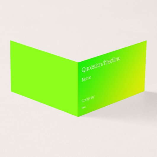fluorescerende groene gradiënt kaart (Buitenkant)