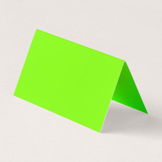 fluorescerende groene gradiënt visitekaartje (Achterkant)