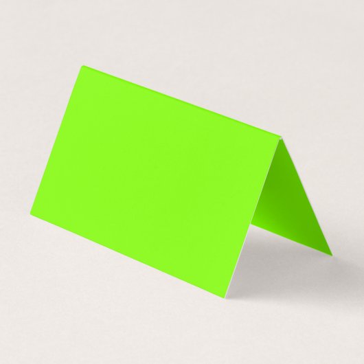 fluorescerende groene gradiënt visitekaartje (Achterkant)