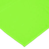 fluorescerende groene vaste kleur tafelkleed (Gekanteld)