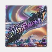 Fluorescerende liefde in een pompoengloed magneet (Voorkant)