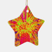 fluorescerende palm keramisch ornament (Rechts)