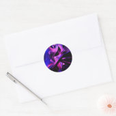 Fluorescerende passies Abstracte Sticker (Envelop)