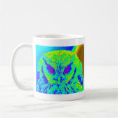 fluorescerende uil koffiemok (Links)