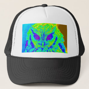 fluorescerende uil trucker pet