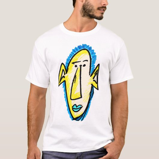 Fluorescerende vent t-shirt (Voorkant)