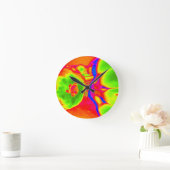 fluorescerende vruchten ronde klok (Huis)