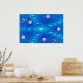 Fluorescerende wapendimensie poster (Keuken)