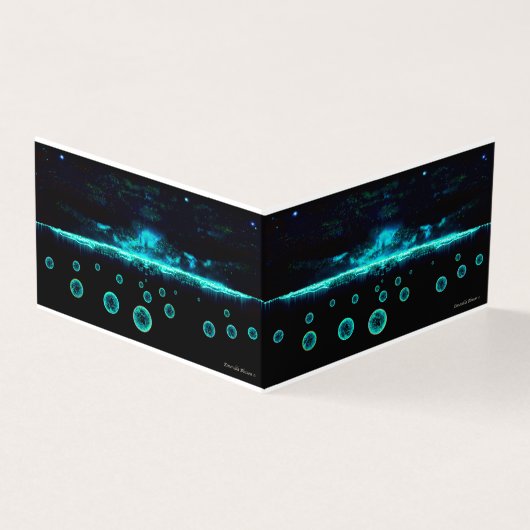 Fluorescerende werelden kaart (Buitenkant)