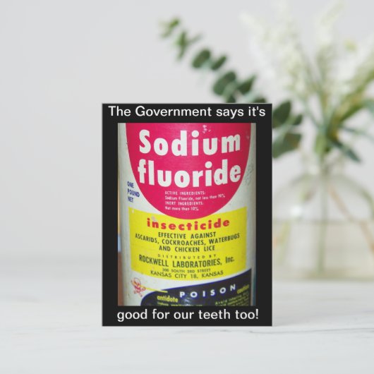 Fluoride Briefkaart (Staand voorkant)