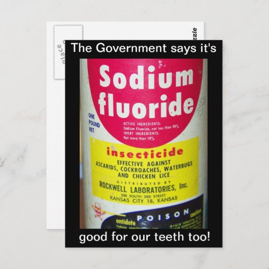 Fluoride Briefkaart (Voorkant / Achterkant)