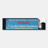 Fluoride is gif bumpersticker (Voorkant)