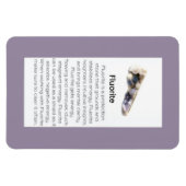 Fluoriet Crystal Edelsteen Betekenis Sieraden Disp Magneet (Horizontaal)