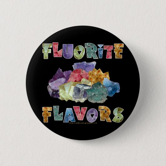 Fluorietaroma's Ronde Button 5,7 Cm (Voorkant)