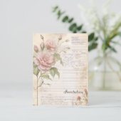 fluorische retrokaart briefkaart (Staand voorkant)