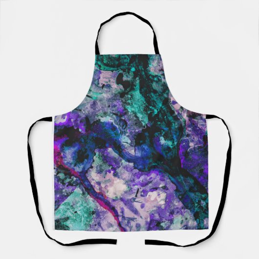 Fluorite Crystal Geode Marble Abstract Schort (Voorkant)