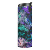 Fluorite Crystal Geode Marble Abstract Thermosbeker (Gedraaid links)