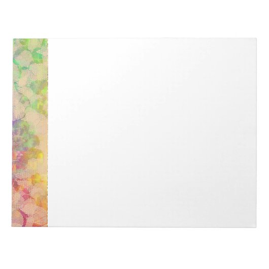 Fluoroelace-Rozen Notitieblok (Voorkant)