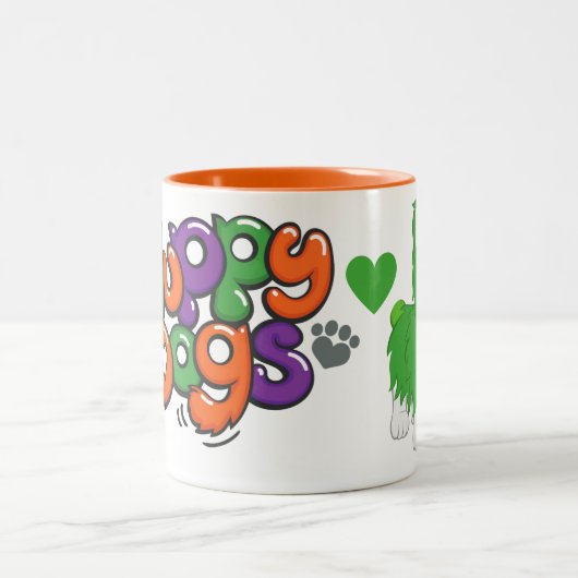 Fluppy Dogs Character Moxley Two Toned Mok (Center)