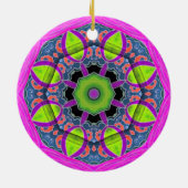 FluRoDelica Bloem Sticker Keramisch Ornament (Achterkant)