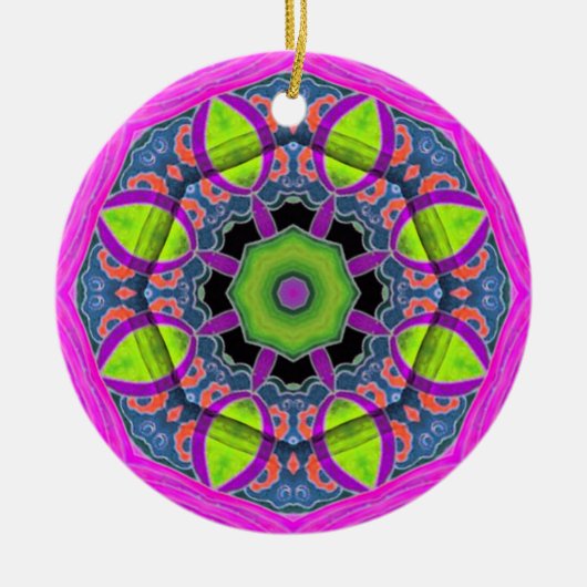 FluRoDelica Bloemsticker Keramisch Ornament (Voorkant)
