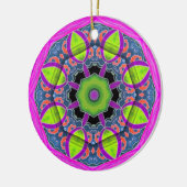 FluRoDelica Bloemsticker Keramisch Ornament (Links)