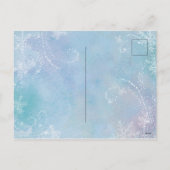 Flurry Holiday Photo Briefkaart, bevroren Feestdagenkaart (Achterkant)