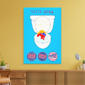 Flush De Oranje Clown Thunder_Cove Canvas Afdruk (Insitu (Woonkamer))
