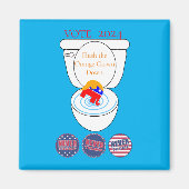 Flush De Oranje Clown Thunder_Cove Magneet (Voorkant)