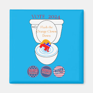 Flush De Oranje Clown Thunder_Cove Magneet