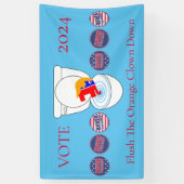 Flush De Oranje Clown Thunder_Cove Spandoek (Verticaal)