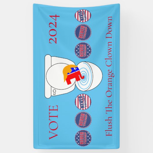 Flush De Oranje Clown Thunder_Cove Spandoek (Verticaal)