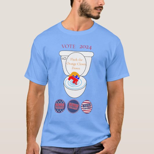 Flush De Oranje Clown Thunder_Cove T-shirt (Voorkant)