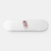 Flush Diamonds Persoonlijk Skateboard (Horizontaal)