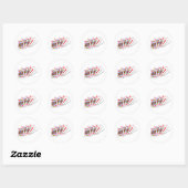 Flush Diamonds Ronde Sticker (Vel)