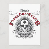 Flush Draw Club Briefkaart (Voorkant)